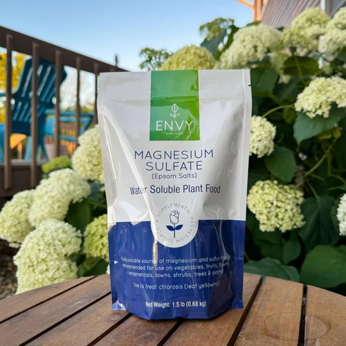 Miniatura 8 de ENVY Alimento orgánico para plantas de sulfato de magnesio - Sales de Epsom solubles en agua Fertilizante para rosas, flores, arbustos, verduras