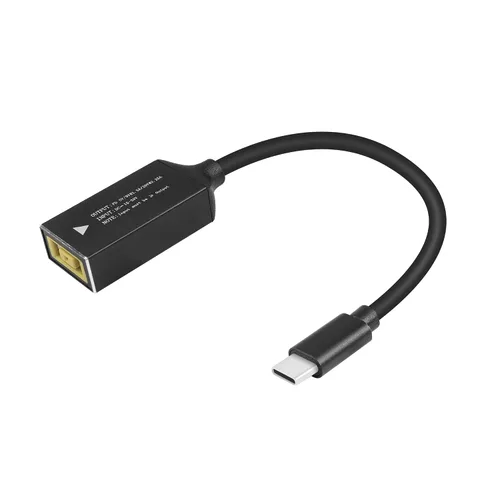 GINTOOYUN PD65W Lenovo - Cable de carga de boca cuadrada a USB-C, cable adaptador de corriente de carga Lenovo de boca cuadrada a tipo C, para