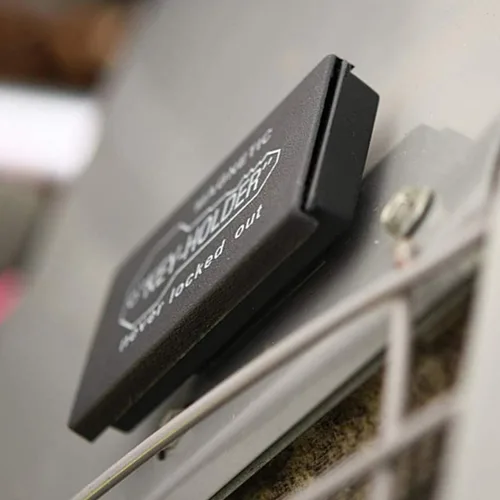 Miniatura 2 de Katzco juego de 3 cajas magnéticas para guardar llave, apto para llaves de 3 pulgadas, con imán extra superfuerte, útil para juego de llave