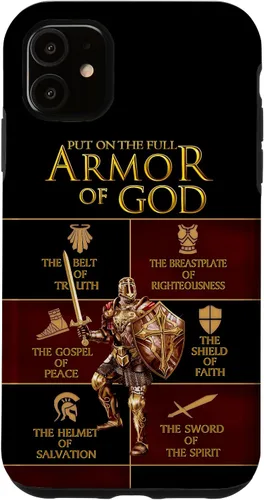 Funda para iPhone 11 Warrior of God Put On The Full Armor of God
