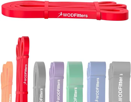 WODFitters Banda de Asistencia para Dominadas para Estiramientos, Entrenamientos de Movilidad, Calentamiento, Recuperación, Levantamiento de