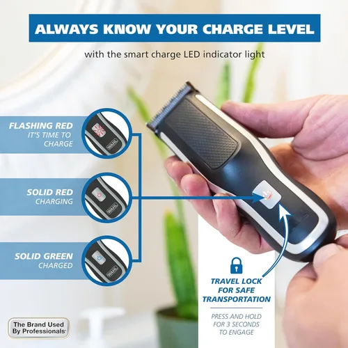 Miniatura 6 de Wahl Clipper Autocorte Pro de Iones de Litio, Cortapelo Inalámbrico, Kit de Autocorte de Pelo Fácil de Usar Diseñado para Cortes de Pelo DIY