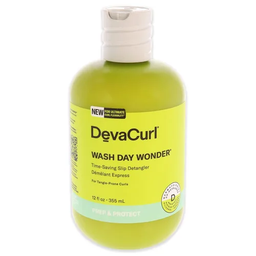 DevaCurl Wash Day Wonder Desenredante antideslizante que ahorra tiempo, complejo de liberación de enredos, se derrite los nudos, fórmula sin