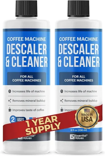 Miniatura 10 de Essential Values Solución Descalcificadora (8 fl oz / 236 ml) – Limpiador de Cafetera para Nespresso, Keurig, Breville y Más – Funciona en Todas