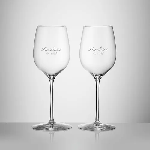 Miniatura 6 de Waterford Juego de 2 copas de vino de color burdeos personalizadas con grabado, 21.9 onzas, para Burdeos, Merlot, Cabernet