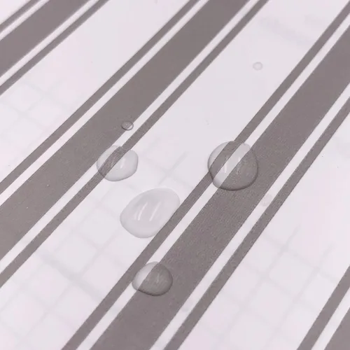 Miniatura 2 de Yifely Papel de estantería gris y blanco, fácil de usar, a rayas, forro de estante y cajón, extraíble, hace que los muebles viejos estén limpios