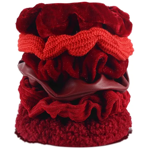 Miniatura 21 de Coleteros Difusos Fuzzy Scrunchies 8 PCS Ligas Negras para el Cabello Lindas Bandas para el Cabello con Piel de Conejo Sintética Ligas Elásticas