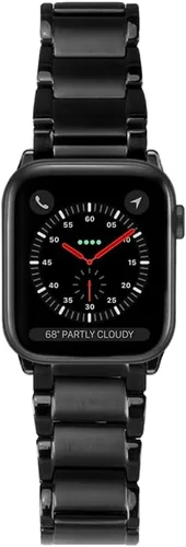 CASETiFY Correa de reloj de eslabones [acero inoxidable de alta calidad] compatible con Apple Watch Series 1-9, SE, Ultra - 1.496 in/1.575 in/1.614
