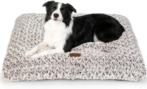 Miniatura 19 de Alfombrilla para jaula de perro, colchón de jaula de perro de felpa, colchón para jaula de perro suave, almohadilla antideslizante para jaula
