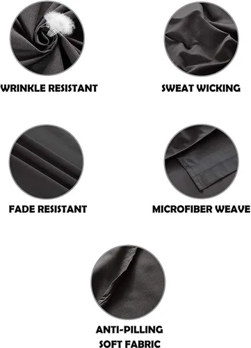 Miniatura 4 de Elegant Comfort - Juego de sábanas de 1500 hilos de calidad egipcia, supersuave, sin arrugas y resistente a las arrugas, 4 piezas, bolsillo profundo