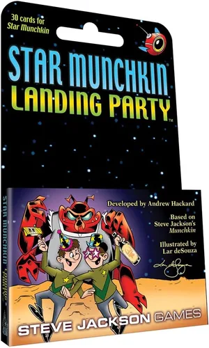Star Munchkin: Juego de cartas para fiesta de aterrizaje (mini-expansión) | 30 cartas | Juego de cartas para adultos, niños y familia | Juego de rol