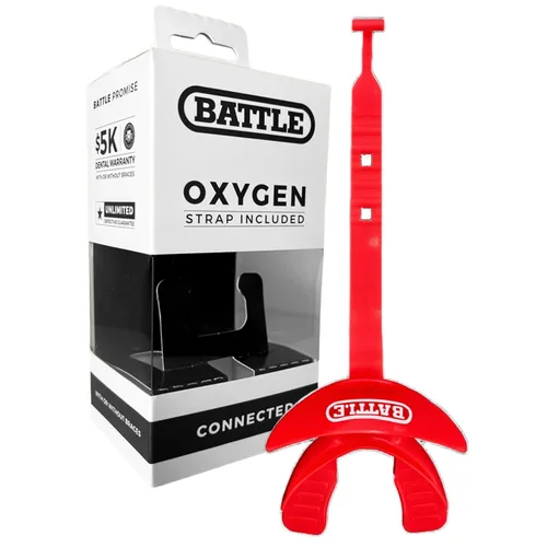 Miniatura 18 de Battle protector bucal con correa conectada, para labios, con oxígeno, 2.5