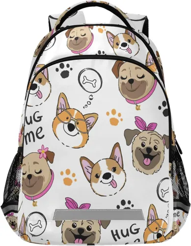 Miniatura 9 de ALAZA Mochilas de viaje con diseño de mariposa, luna y estrella, color azul turquesa, mochila escolar para hombres, mujeres, adolescentes y niños