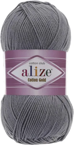 Miniatura 5 de 55% algodón 45% acrílico Alize Cotton Gold Yarn 1 madeja/bola 3.53 oz 360 yardas (1-crema)