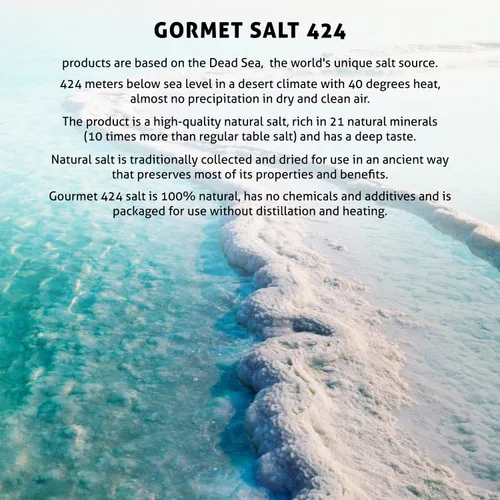 Miniatura 4 de Colección Gourmet Salt del Mar Muerto, sal Kosher con chile picante, todo natural, sin OMG, sal marina sin gluten, regalo de cocina premium