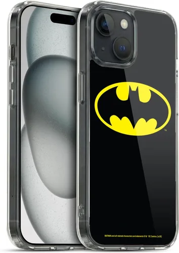 Miniatura 108 de Head Case Designs Funda de gel con licencia oficial de Batman DC Comics Bat Signal Logos [protección de grado militar] compatible con Apple iPhone 7