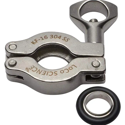 Miniatura 14 de Adaptador de acero inoxidable para accesorios de tubería de vacío - KF-16, tubo de fuelle corregado (39.370 in)