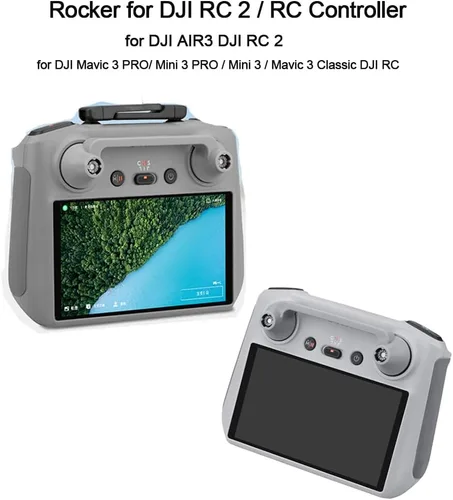 Miniatura 5 de Joystick de pulgar/protector de balancín para DJI AIR 3 RC 2/Mavic 3 PRO/Mini 3 PRO DJI control remoto RC, cubierta de soporte para RC Quadcopters
