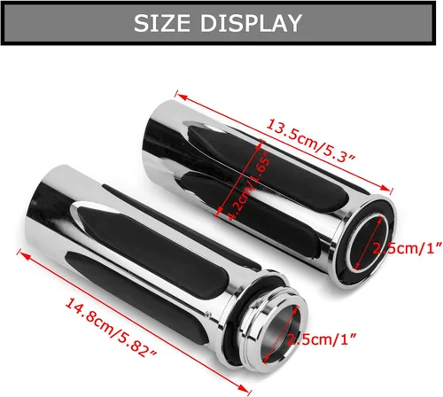 Miniatura 3 de PSLER Control electrónico del acelerador de 0.984 in, 1 pulgada, empuñaduras de manillar suaves al tacto para Touring Street Glide, Electra Glide