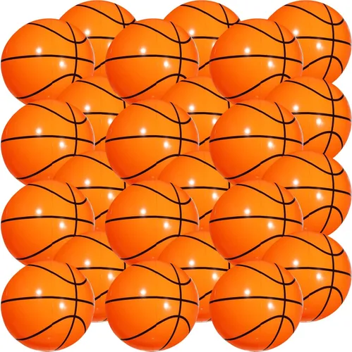Chivao 24 pelotas de playa inflables de baloncesto de 16 pulgadas, bolas de playa inflables a granel, regalos de fiesta temática de piscina, juguete