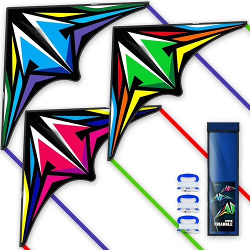 Miniatura 9 de Delta Kite for Kids & Adults, Extremely Easy to Fly Kite, Suitable for Family outings, Outdoor Games and activitie
