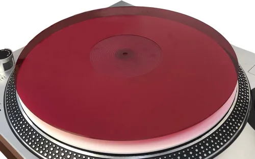 Miniatura 10 de Alfombrilla de acrílico para tocadiscos - Alfombrilla de vinilo para plato de 12 pulgadas - Reduce el ruido y mejora la calidad del sonido