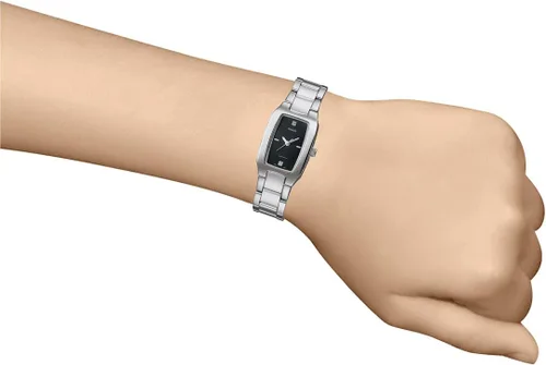Miniatura 5 de Casio Reloj de pulsera clásico de acero inoxidable LTP1165A-1C para mujer, plateado, LTP-1165A-1C