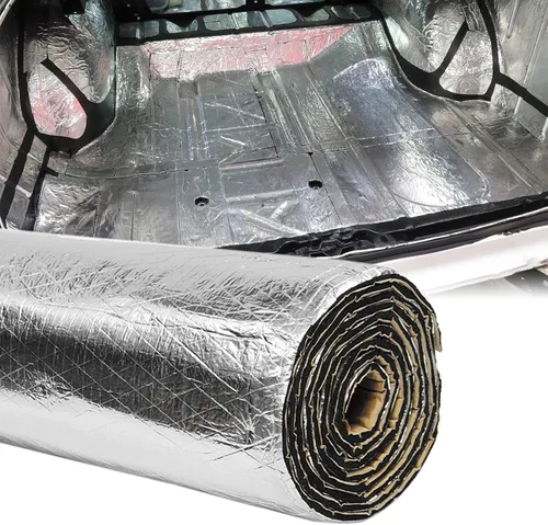 Alfombrilla amortiguadora de sonido de coche de 200 mil 24.4 pies cuadrados, aislamiento de ruido y calor de celda cerrada, material de