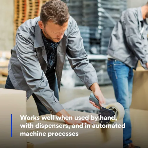 Miniatura 6 de Scotch High Tack Box - Cinta selladora 311+, envío en frío, almacenamiento en congelador, color transparente, 1.890 in x 328.1 ft, 36 por caja