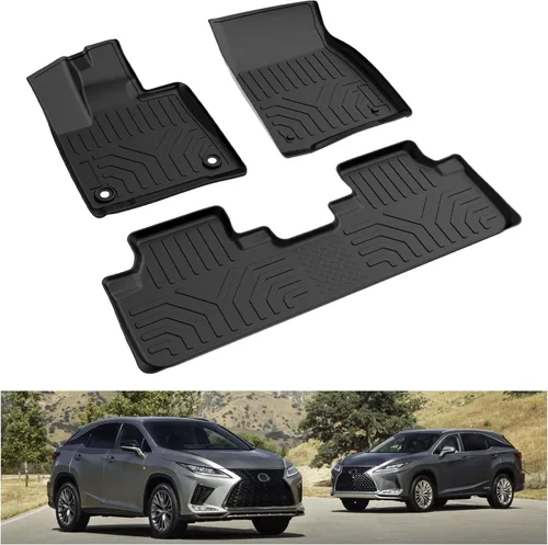 Miniatura 21 de KIWI MASTER Alfombrillas para Honda Civic 2016-2021, ajuste personalizado para todo tipo de clima, revestimientos de suelo de TPE resistentes, 2