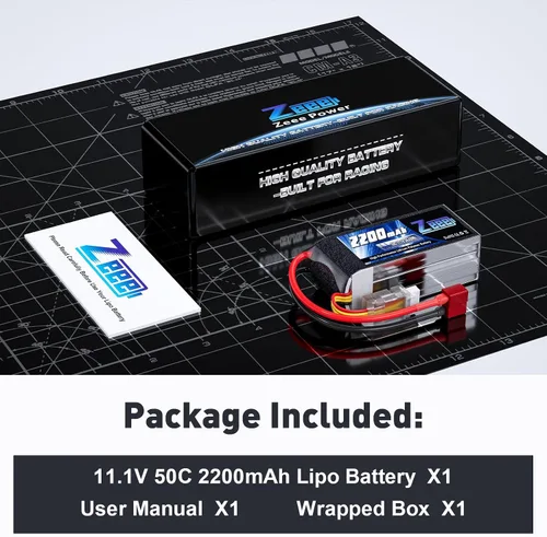 Miniatura 6 de Zeee 3S 2200mAh Shorty Pack Lipo Batería 11.1V 50C Batería con conector T para RC Car Truck Vehículos RC Barco RC Drone Avión Quadcopter Helicóptero