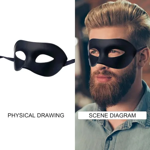 Miniatura 5 de Máscara de máscaras para hombre, máscara mitológica griega romana adecuada para Halloween, Navidad, cosplay, fiesta de Mardi Gras