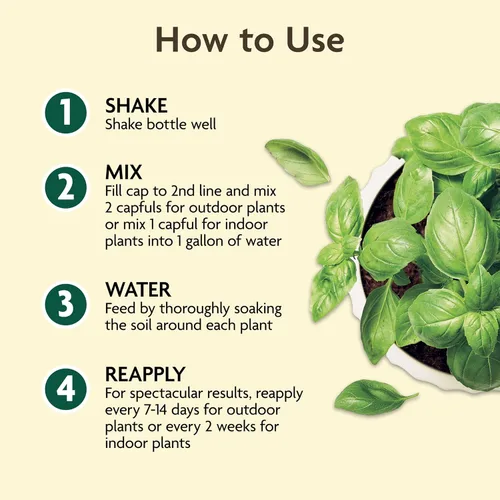 Miniatura 5 de Miracle-Gro Alimento orgánico para plantas, uso con plantas de interior o exterior, fertilizante líquido orgánico para contenedores y jardines