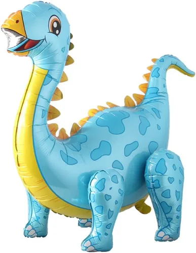 Miniatura 20 de Globos de dinosaurio de pie con diseño de tiranosaurio para fiesta de cumpleaños, baby shower. Kit de decoración de suministros inflables