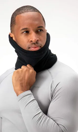 Miniatura 5 de DEVOPS Paquete de 2 polainas térmicas de forro polar para hombre, protección contra el viento