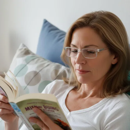 Miniatura 5 de LUR Lentes de lectura (6 unidades, bisagra de resorte, cómodos lectores de plástico (transparente)