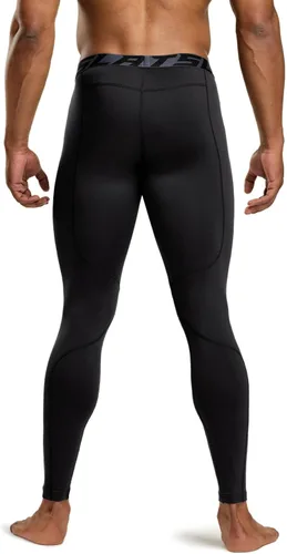 Miniatura 2 de TSLA - Paquete de 1 o 2 pantalones térmicos de compresión para hombre, leggings deportivos y mallas para correr, pantalones para usar como primera