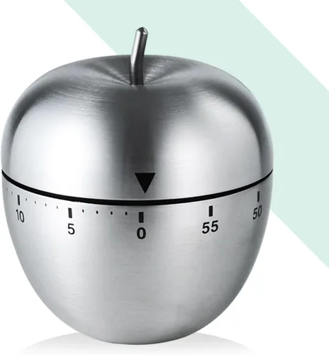 Miniatura 9 de Temporizador de cocina mecánico, lindo de cuerda de 60 minutos, temporizador manual de cuenta regresiva para niños, aula, hogar, estudio y cocina