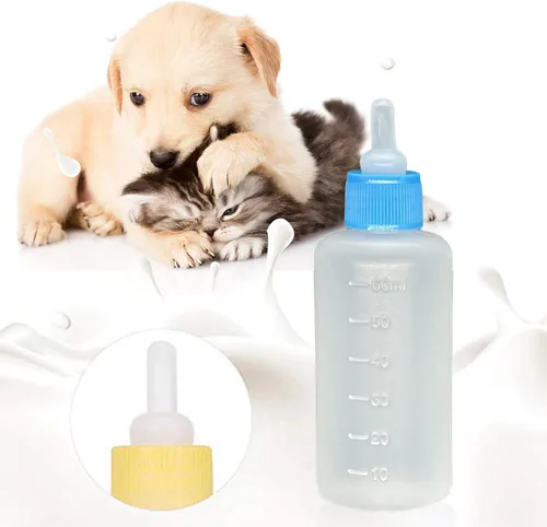 Miniatura 4 de Juego de 2 suministros de alimentación de plástico y silicona de 5 colores, botellas de líquido para apretar, mini tetinas reemplazables