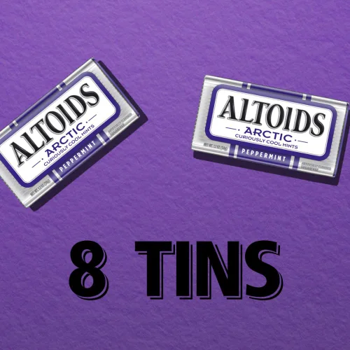 Miniatura 5 de ALTOIDS Arctic - Caramelos de menta, lata de 1.2 onzas (paquete de 8)