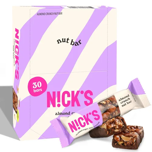 Miniatura 9 de N!CK'S Keto Nut Bar - Barra de chocolate con almendras, snack keto de nueces para deportes, senderismo y actividades al aire libre, 0.04 oz