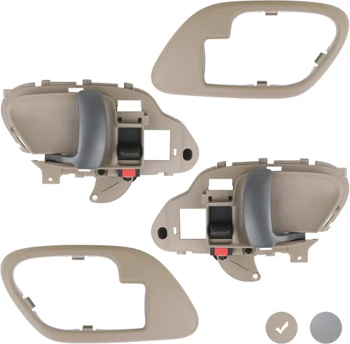 Miniatura 8 de APPERFiT Manija de puerta interior con kit de bisel (azul) Compatible con 1995-2002 Chevy Chevrolet GMC Truck C1500 C2500 C3500 K1500 K2500 K3500