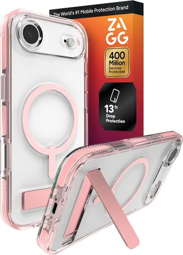 Miniatura 11 de ZAGG Santa Cruz Snap - Funda con función atril para iPhone 16 Pro Max, compatible con MagSafe, protección contra caídas de grado militar de 13 pies