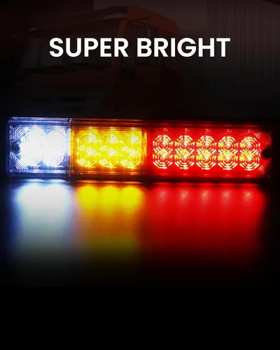 Miniatura 4 de KAX 20 luces LED para remolque de camión, luz de señal de giro, luz de freno de marcha atrás, luz de freno de marcha atrás, lámpara de flash trasera