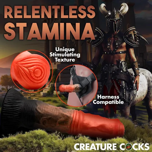 Miniatura 6 de CREATURE COCKS Centaur - Consolador de silicona para hombres, mujeres y parejas. Firme y flexible, base de succión fuerte, consolador de fantasía
