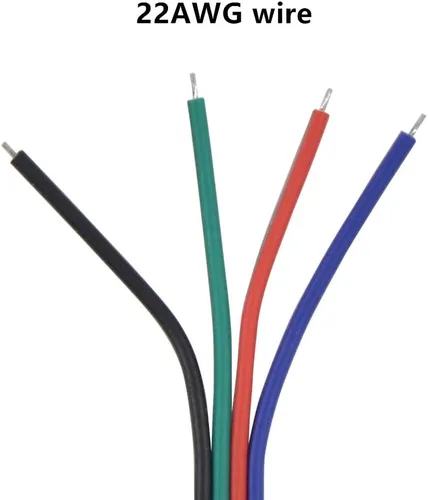 Miniatura 3 de 10 pares 2pin JST SM hembra/macho conectores 5.9 in 22 AWG cable para 5050 3528 5630 FCOB 3014 COB luz de tira LED de un solo