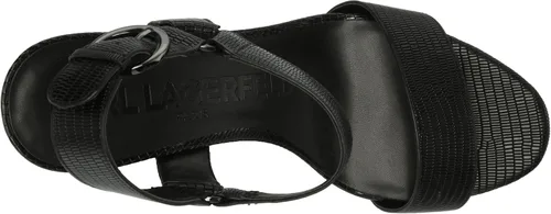 Miniatura 5 de Karl Lagerfeld Paris Sandalias de cuero Cieone con punta abierta para mujer