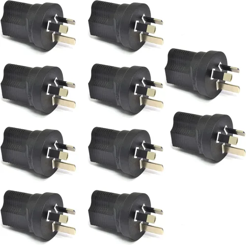 Miniatura 46 de Ceptics Japón, Filipinas NEMA 1-15 Adaptador de Enchufe de Energía para Viaje Acepta NEMA 5-15R - Certificado ETL - Grado Industrial (IG-6)