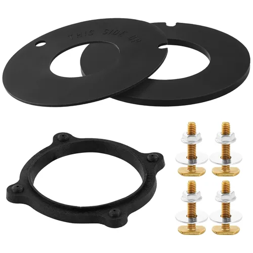 385311462 & 385310063 Kit de sellado de brida de inodoro para RV, compatible con sellador/VacuFlush, 385316140,385311462 RV Flush Seal y 385310063