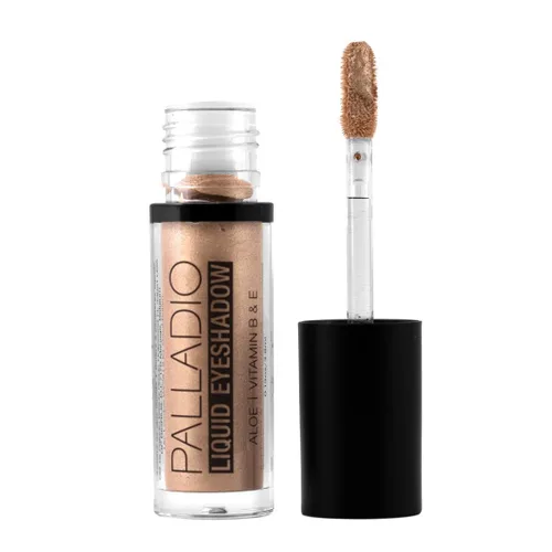 Miniatura 2 de Palladio Sombra de ojos líquida, fórmula cremosa y brillante que se adhiere instantáneamente al párpado con una varita aplicadora flexible durante